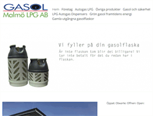 Tablet Screenshot of gasolmalmolpg.com
